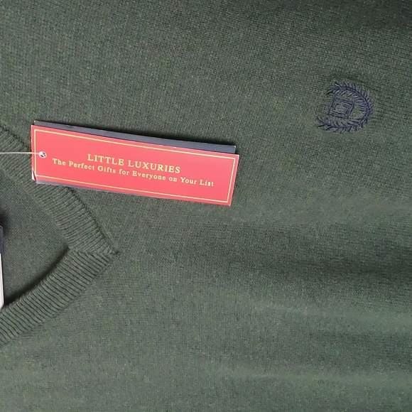 NWT CHAPS Men's Cashmere blende Sweater - Picture 4 of 12